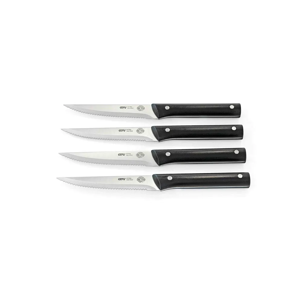 gefu-set-de-4-couteaux-steak-bbq-lame-dentel-e-acier-inoxydable-420j2-poign-e-er image 1