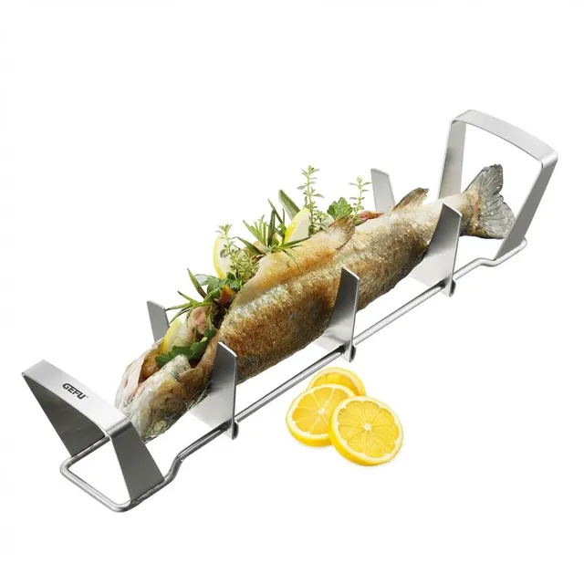 gefu-tag-re-poisson-porte-poisson-barbecue-r-glable-en-acier-inoxydable-jusqu-35 image 1
