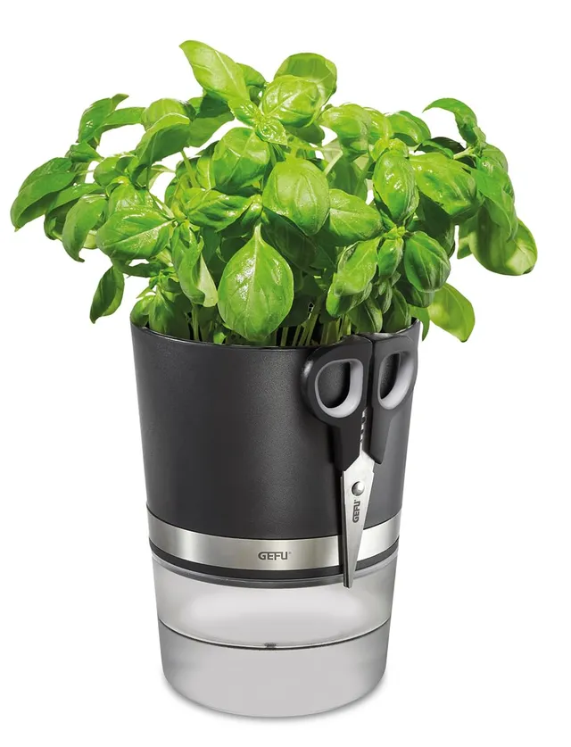 gefu-00116-botanico-pot-herbes-avec-syst-me-d-irrigation-automatique-ciseaux-her image 1