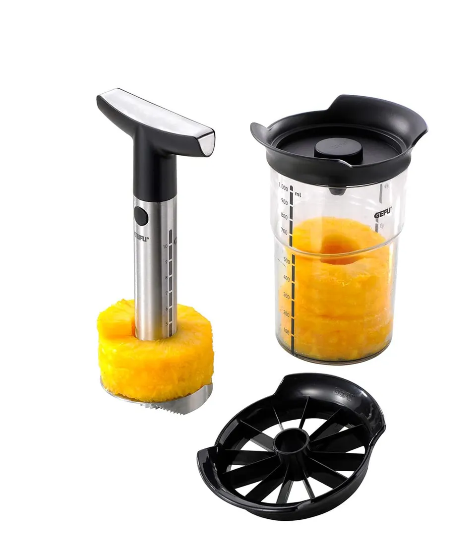 gefu-ge13550-professional-plus-coupe-ananas-plastique-et-inox-avec-r-cipient-100 image 1