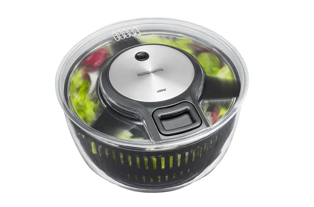 gefu-speedwing-28150-essoreuse-salade-cordon-avec-passoire-et-saladier-essorage- image 1