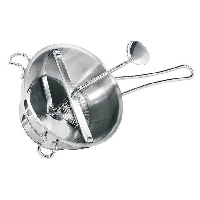 gefu-24200-passe-l-gumes-en-acier-inoxydable-20-cm-avec-disques image 1