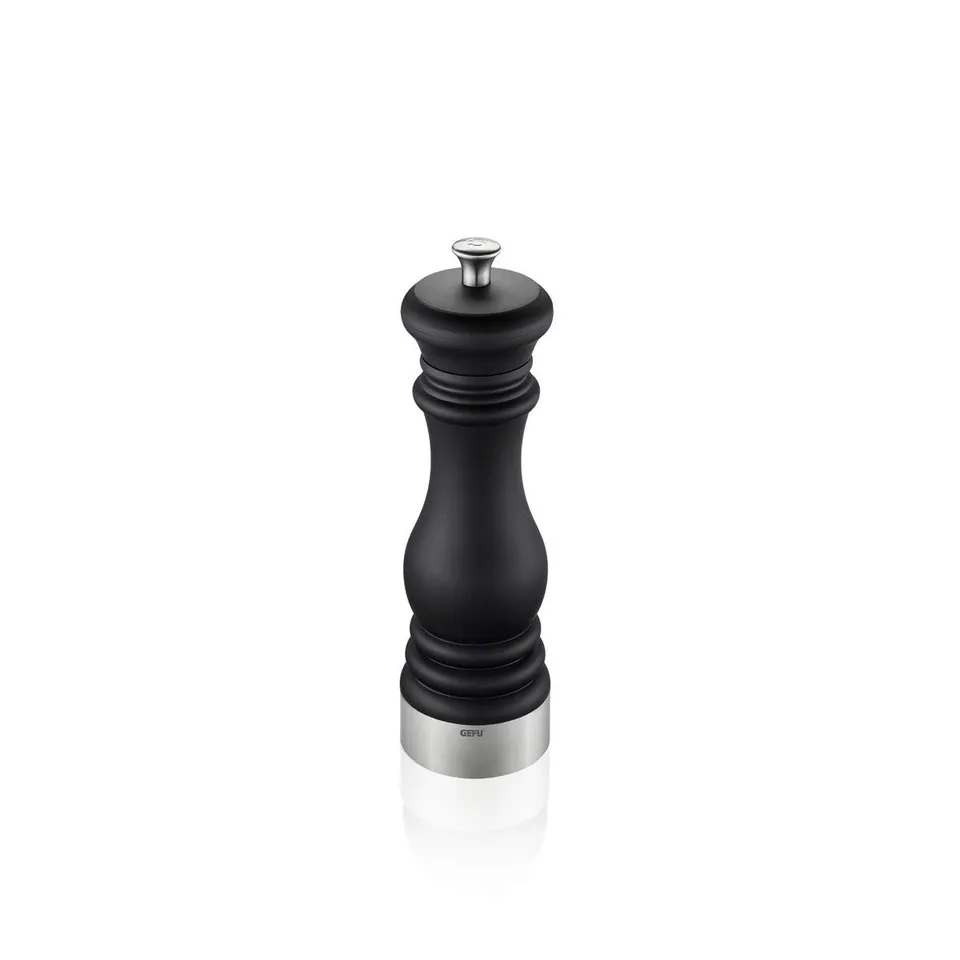 gefu-flavio-moulin-sel-ou-poivre-21-cm-c-ramique-r-glable-noir-mat image 1