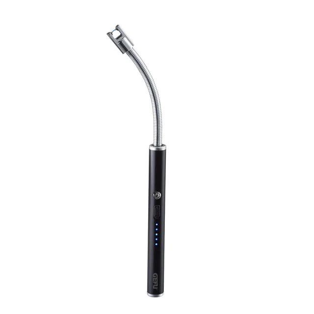 gefu-ignito-briquet-de-cuisine-rechargeable-usb-argent-sans-flamme-coupe-vent-co image 1