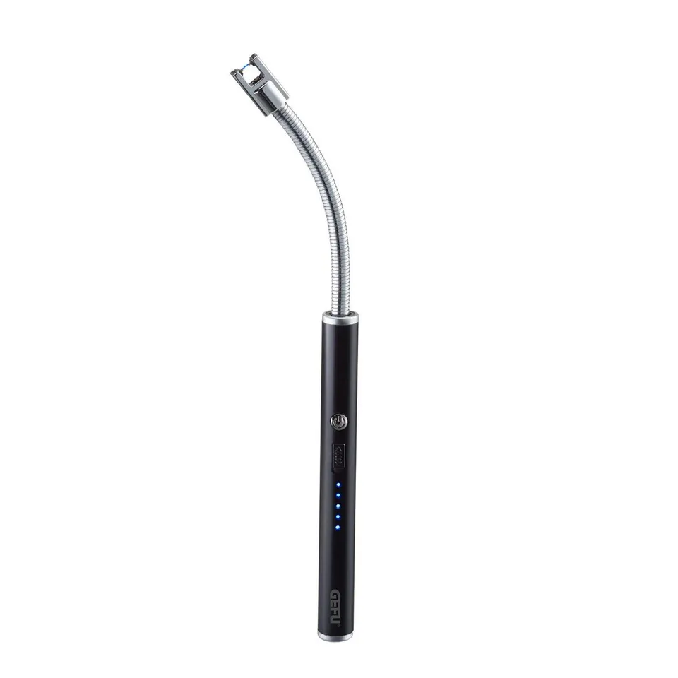 gefu-ignito-briquet-de-cuisine-rechargeable-usb-argent-sans-flamme-coupe-vent-co image 1