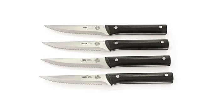 gefu-ge89155-couteaux-steak-en-acier-inoxydable-noir-27-1-x-14-8-x-7-7-cm-set-de image 1