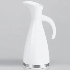 gefu-cara-35120-carafe-en-porcelaine-et-acier-inoxydable-design-scandinave image 1