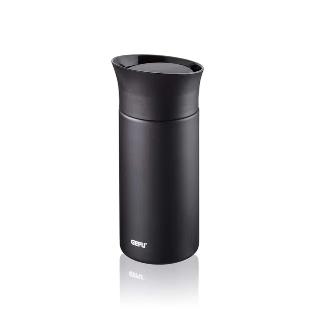 gefu-12378-matteo-gobelet-isotherme-inox-noir-300-ml-caf-et-th-chauds-4-h-double image 1