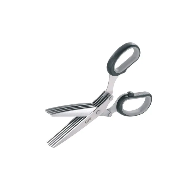 gefu-ge12660-cutare-ciseaux-herbes-5-lames-en-acier-inoxydable-avec-peigne-de-ne image 1