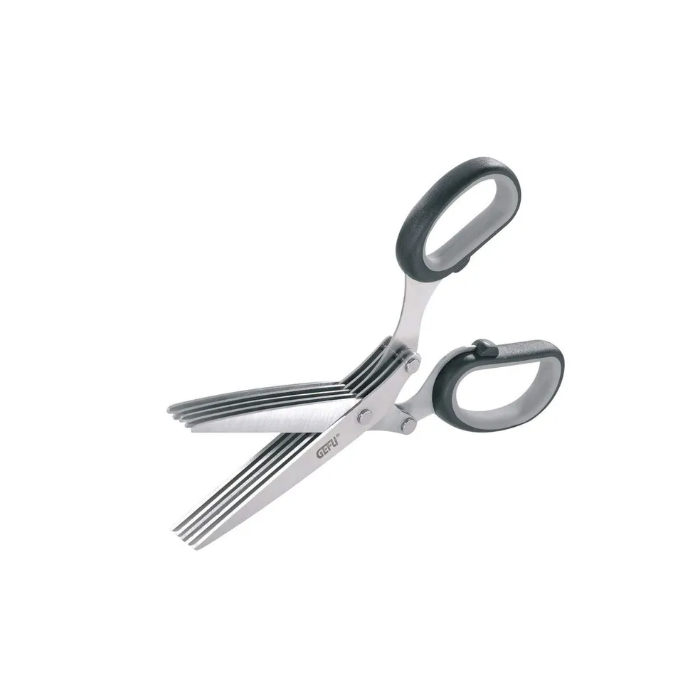 gefu-ge12660-cutare-ciseaux-herbes-5-lames-en-acier-inoxydable-avec-peigne-de-ne image 1