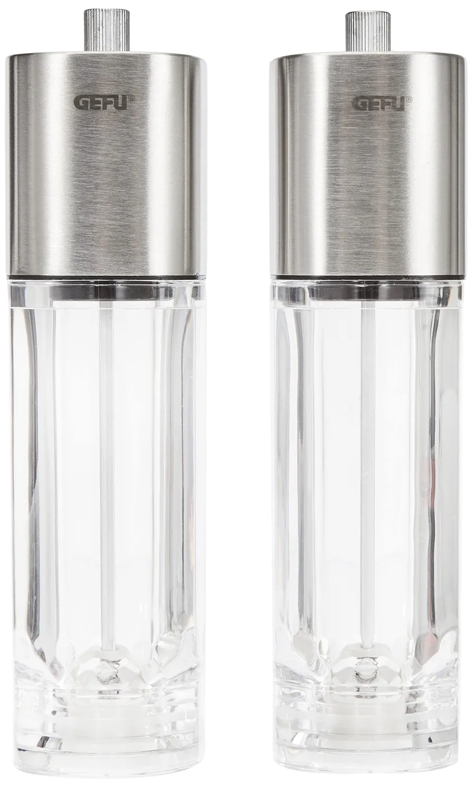 gefu-dueto-ge34620-set-de-moulins-poivre-et-sel-en-acier-inoxydable-blanc-20-6-c image 1