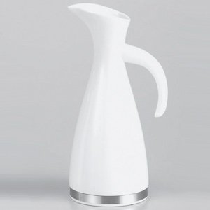 gefu-cara-35120-carafe-en-porcelaine-et-acier-inoxydable-design-scandinave image 1