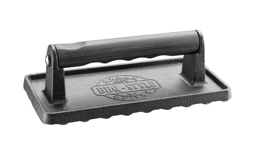 gefu-poids-viande-noir-gf89334-avec-poign-e-en-bois-pour-cuisson-homog-ne image 3