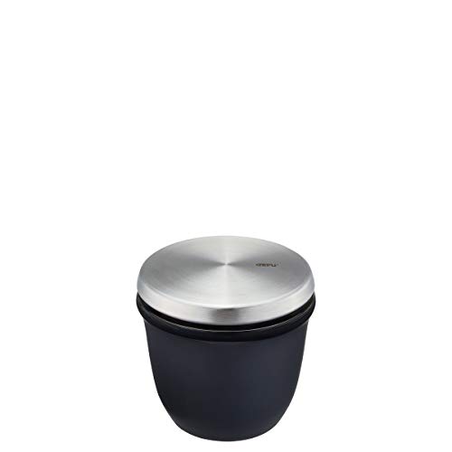 gefu-x-plosion-bo-te-pices-et-sel-en-gr-s-noire-argent-150-ml-avec-couvercle-her image 6