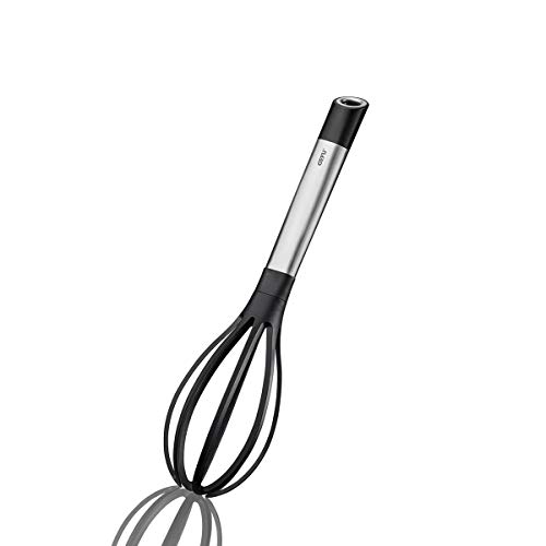gefu-primeline-fouet-de-cuisine-en-nylon-avec-manche-acier-inoxydable-noir-argen image 3