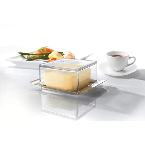gefu-beurrier-brunch-125-g-cloche-transparente-et-plateau-inox-pour-porte-de-r-f image 5