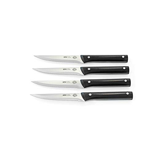 gefu-set-de-4-couteaux-steak-bbq-lame-dentel-e-acier-inoxydable-420j2-poign-e-er image 2