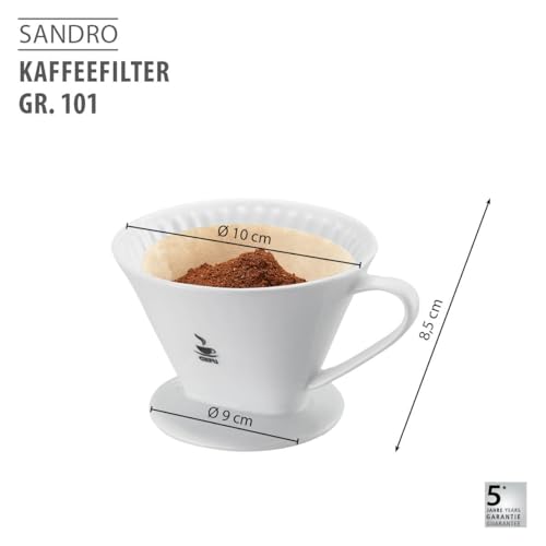 gefu-ge16025-porte-filtre-caf-en-porcelaine-blanche-2-4-tasses image 6