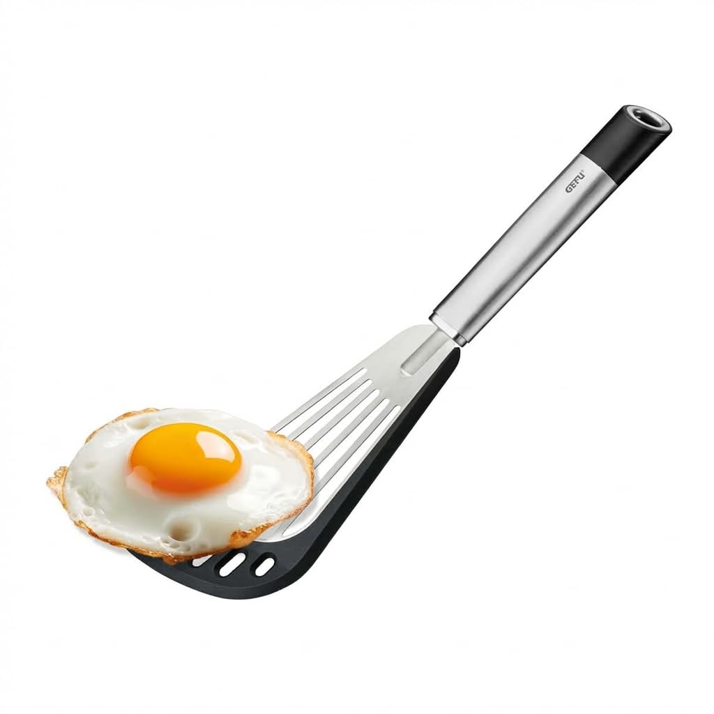 gefu-primeline-29202-spatule-de-cuisine-en-silicone-et-inox-31-5-cm image 1