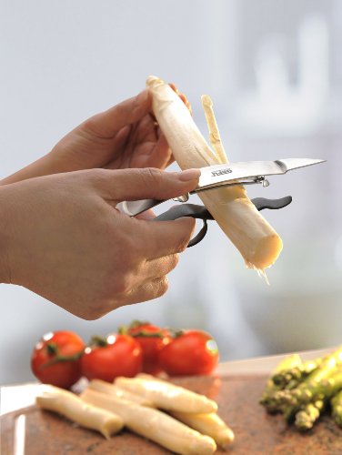 gefu-eplucheur-d-asperges-lame-mobile-en-acier-japonais-poign-e-ergonomique-avec image 4