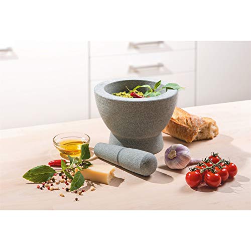 gefu-crunchy-mortier-et-pilon-r-versible-en-granit-17-cm-gris image 8