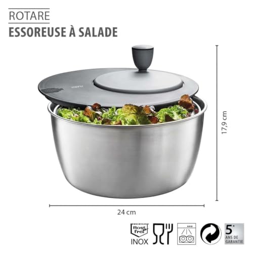 gefu-gf28180-rotare-essoreuse-salade-acier-inoxydable-25-cm-h-17-2-cm-3-litres-a image 7