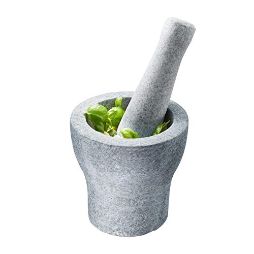 gefu-89004-pilon-et-mortier-en-granit-broyage-et-crasement-traditionnels image 2