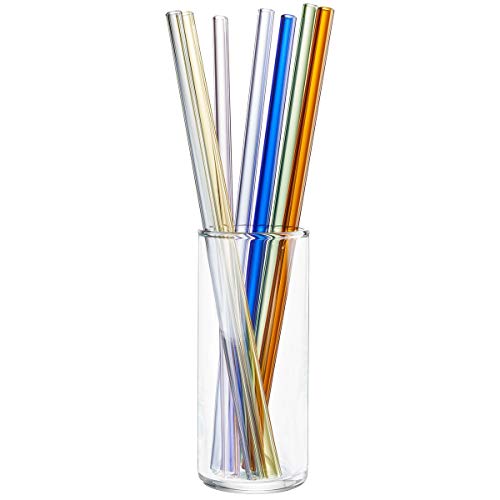 gefu-future-lot-de-8-pailles-r-utilisables-en-verre-borosilicate-23-cm-avec-bros image 8
