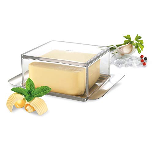 gefu-beurrier-brunch-125-g-cloche-transparente-et-plateau-inox-pour-porte-de-r-f image 6