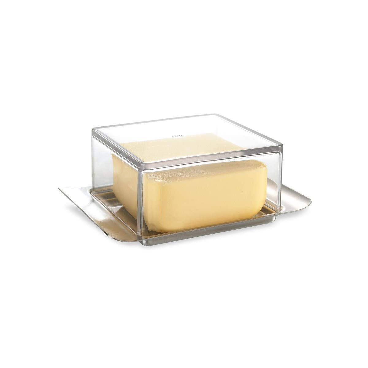 gefu-beurrier-brunch-125-g-cloche-transparente-et-plateau-inox-pour-porte-de-r-f image 3