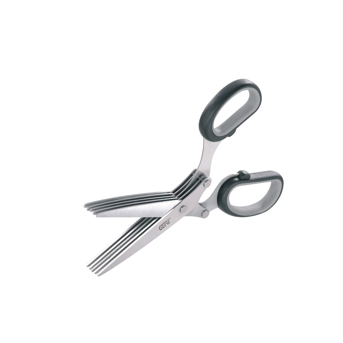 gefu-ge12660-cutare-ciseaux-herbes-5-lames-en-acier-inoxydable-avec-peigne-de-ne image 1