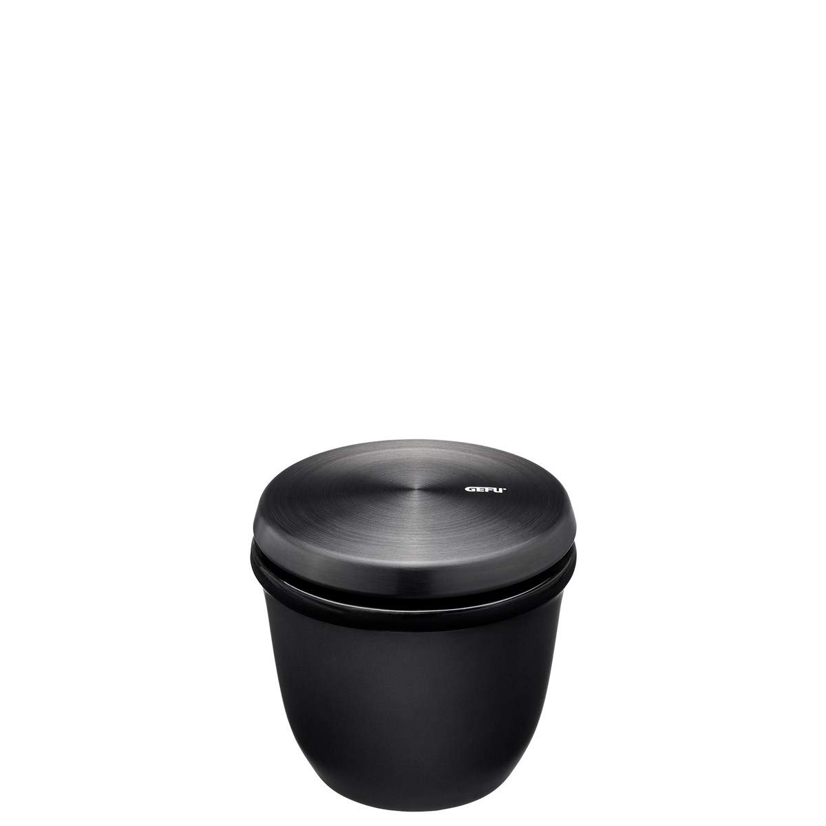 gefu-x-plosion-bo-te-pices-et-sel-en-gr-s-noire-argent-150-ml-avec-couvercle-her image 5