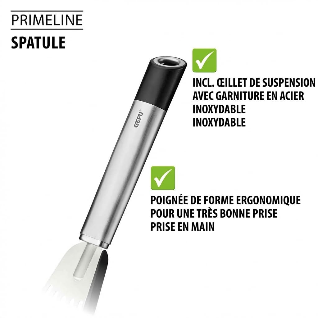 gefu-primeline-29202-spatule-de-cuisine-en-silicone-et-inox-31-5-cm image 5