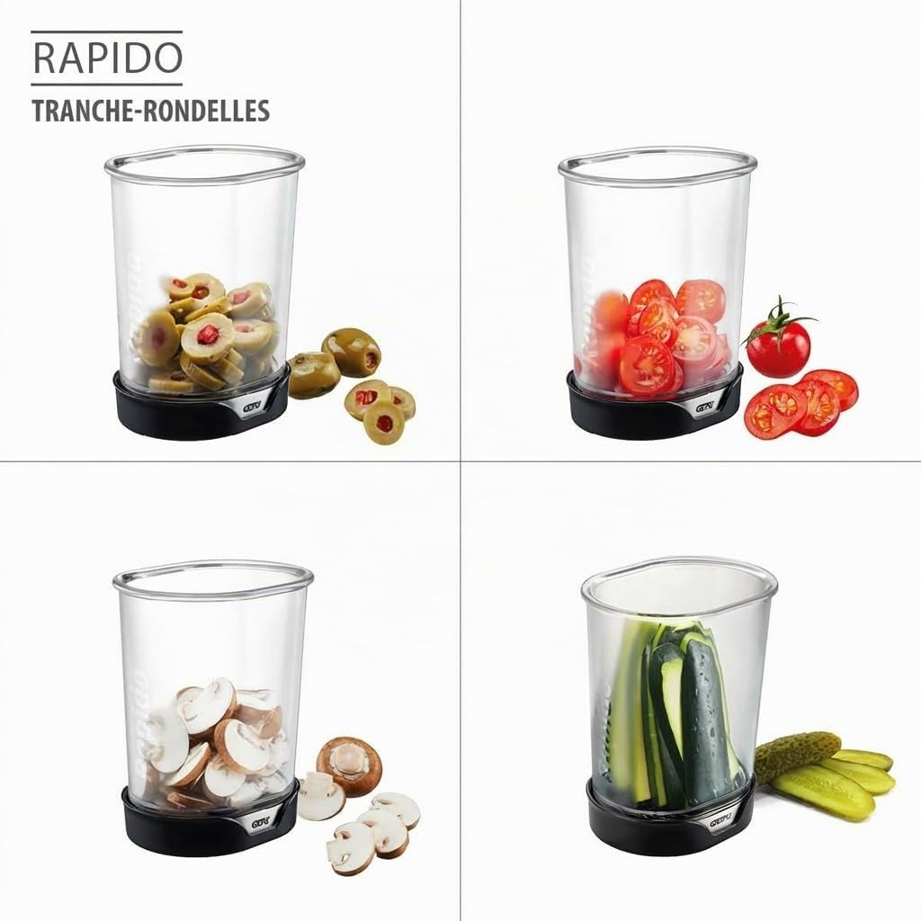 gefu-rapido-13422-coupe-rondelles-manuel-avec-bac-de-r-cup-ration-transparent image 3
