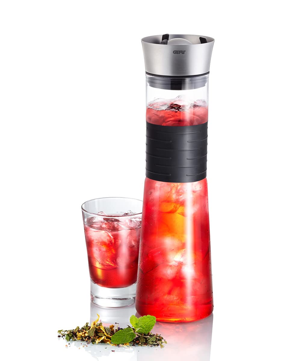 gefu-cascada-35270-carafe-eau-verre-et-inox-1-l-avec-bouchon-boule-et-filtre image 3