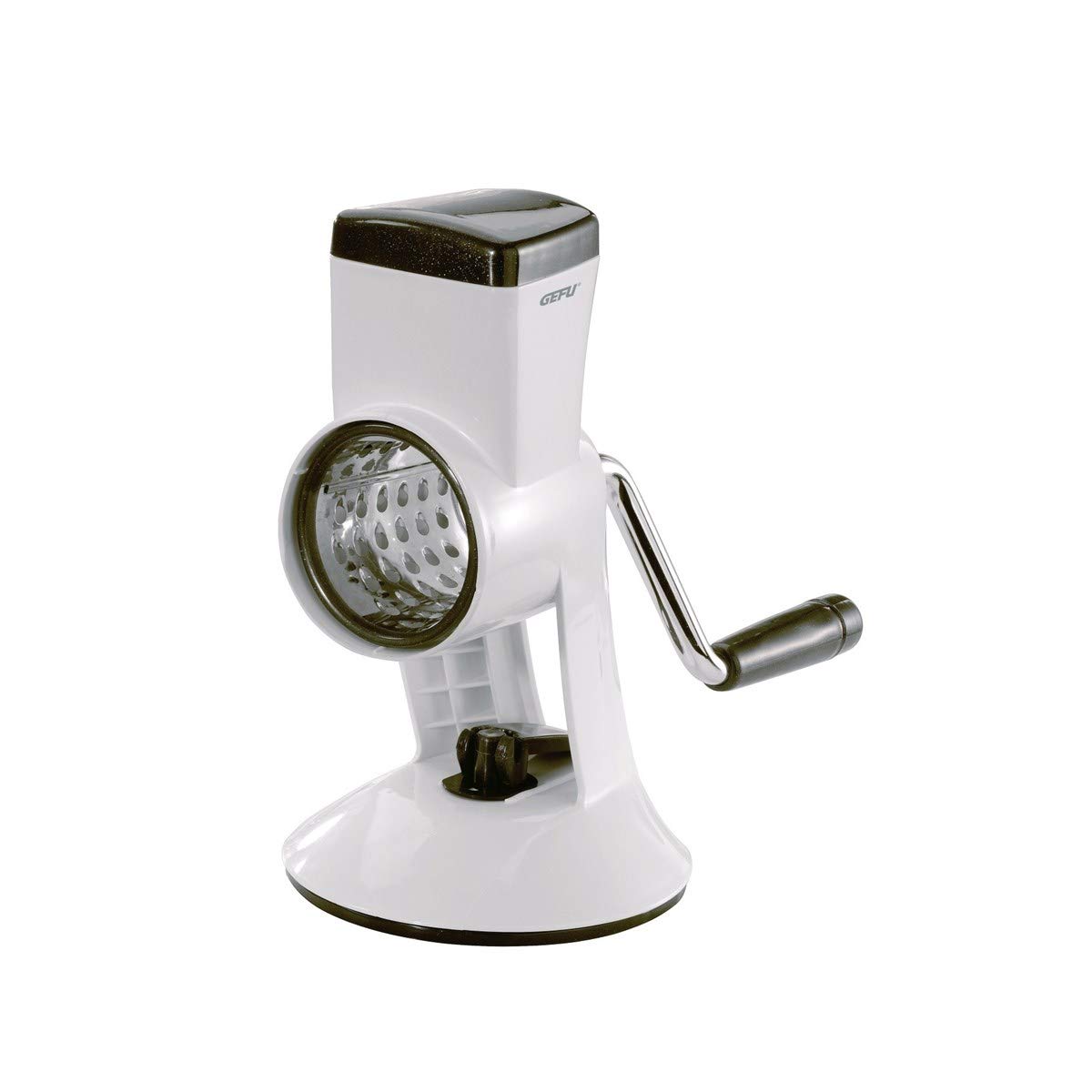 gefu-ge19100-moulin-amandes-et-parmesan-inox-blanc-pour-noix-et-fromages-durs image 1