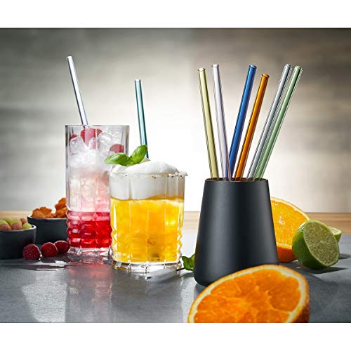 gefu-future-lot-de-8-pailles-r-utilisables-en-verre-borosilicate-23-cm-avec-bros image 7