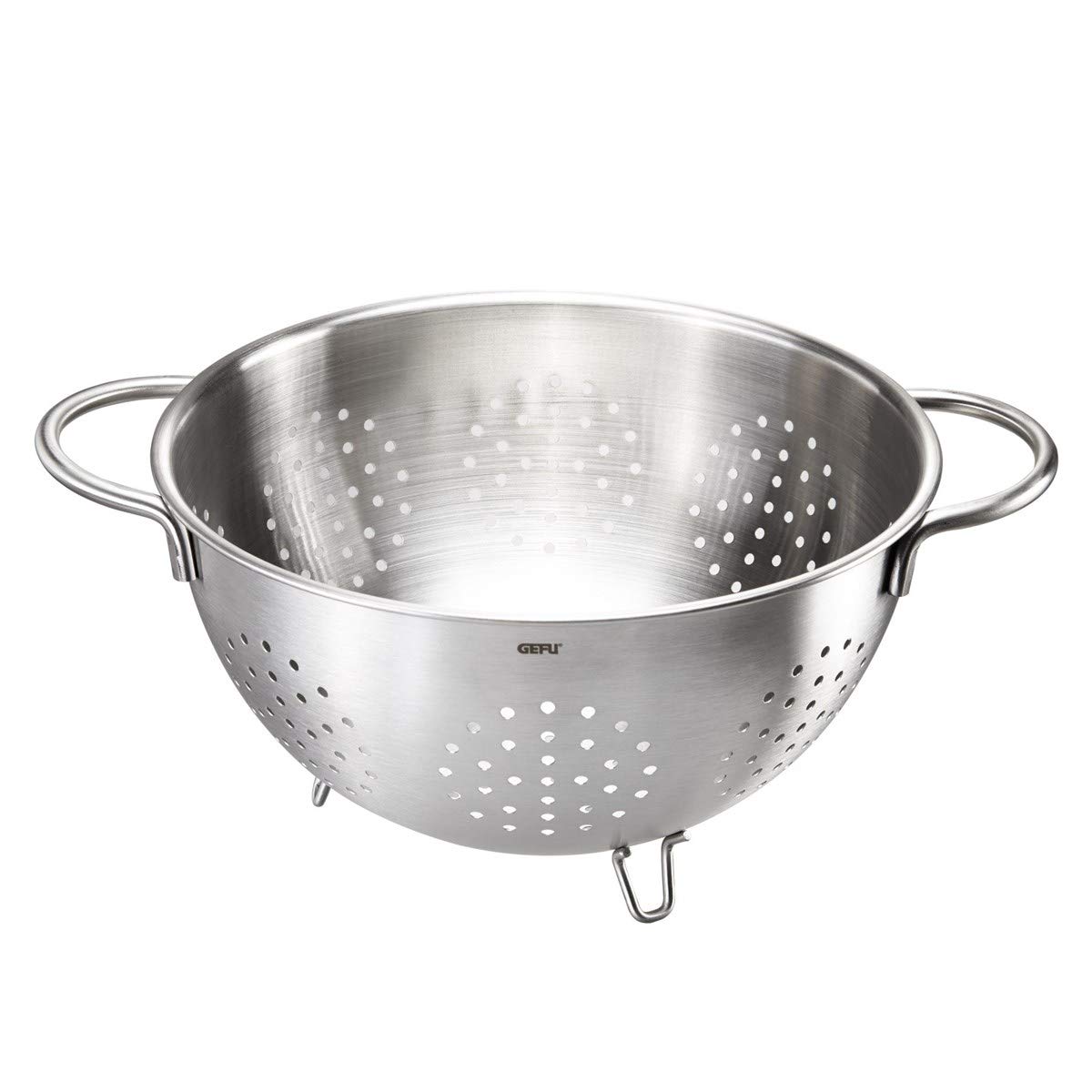 gefu-ge28130-colino-passoire-inox-24-cm-4-l-gouttage-parfait-avec-poign-es-ergon image 1