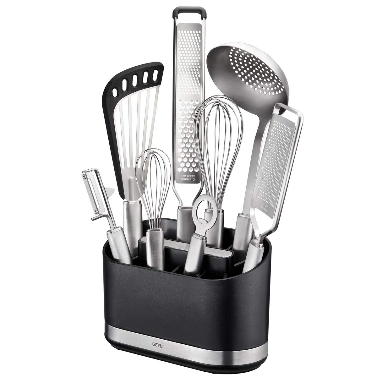 gefu-smartline-29252-porte-ustensiles-bo-te-ustensiles-de-cuisine-en-acier-inoxy image 1