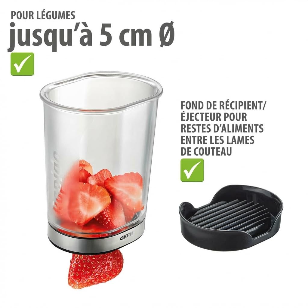 gefu-rapido-13422-coupe-rondelles-manuel-avec-bac-de-r-cup-ration-transparent image 6