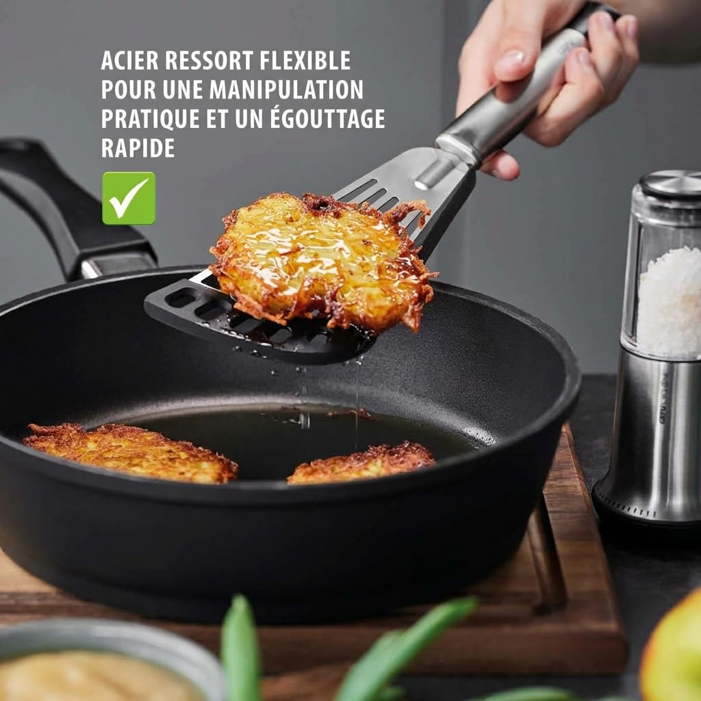 gefu-primeline-29202-spatule-de-cuisine-en-silicone-et-inox-31-5-cm image 4