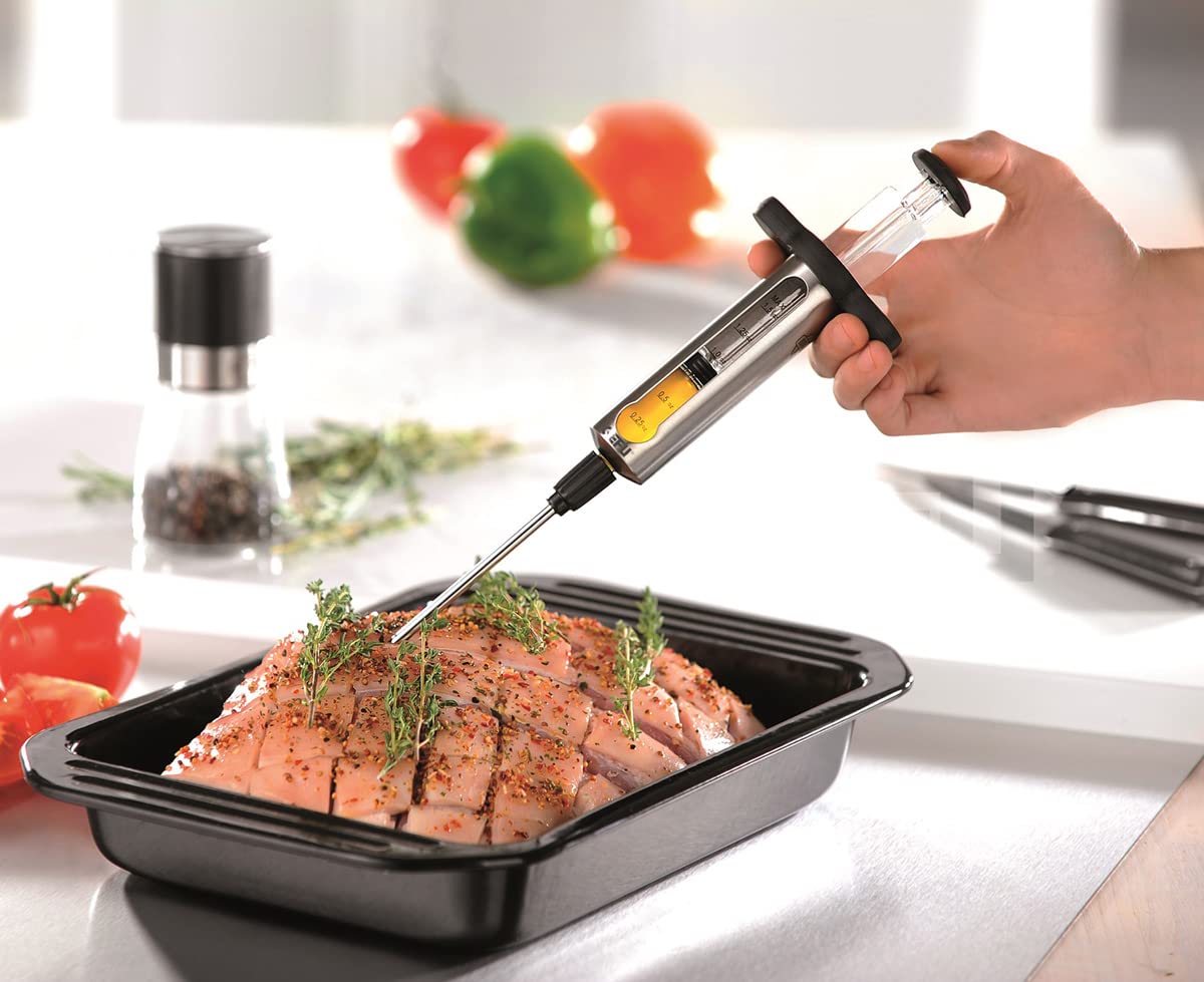 gefu-set-3-ustensiles-de-barbecue-en-acier-inoxydable-pince-fourchette-et-spatul image 2