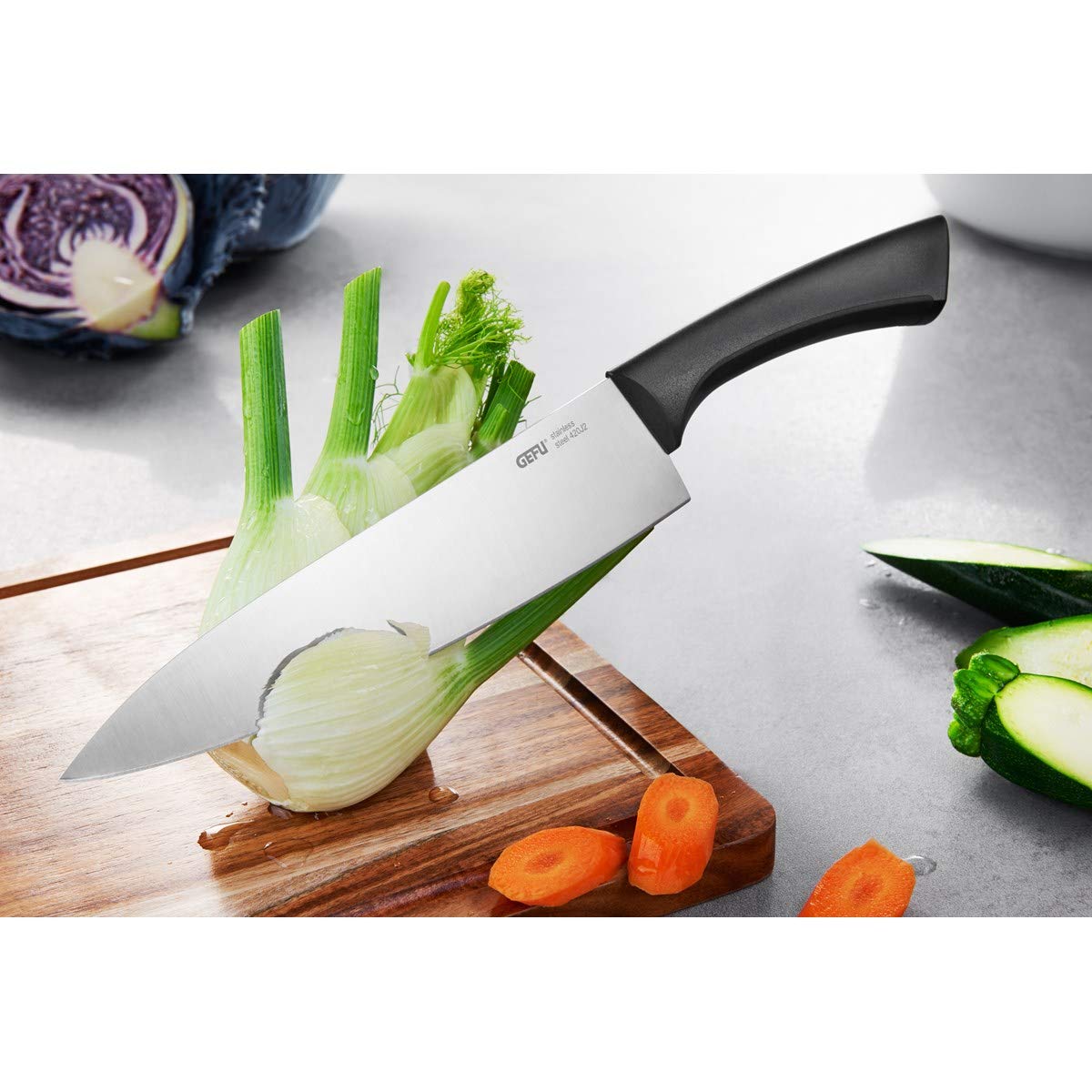 gefu-kochmesser-senso-couteau-de-chef-lame-acier-japonais-21-cm-ultra-l-ger image 2
