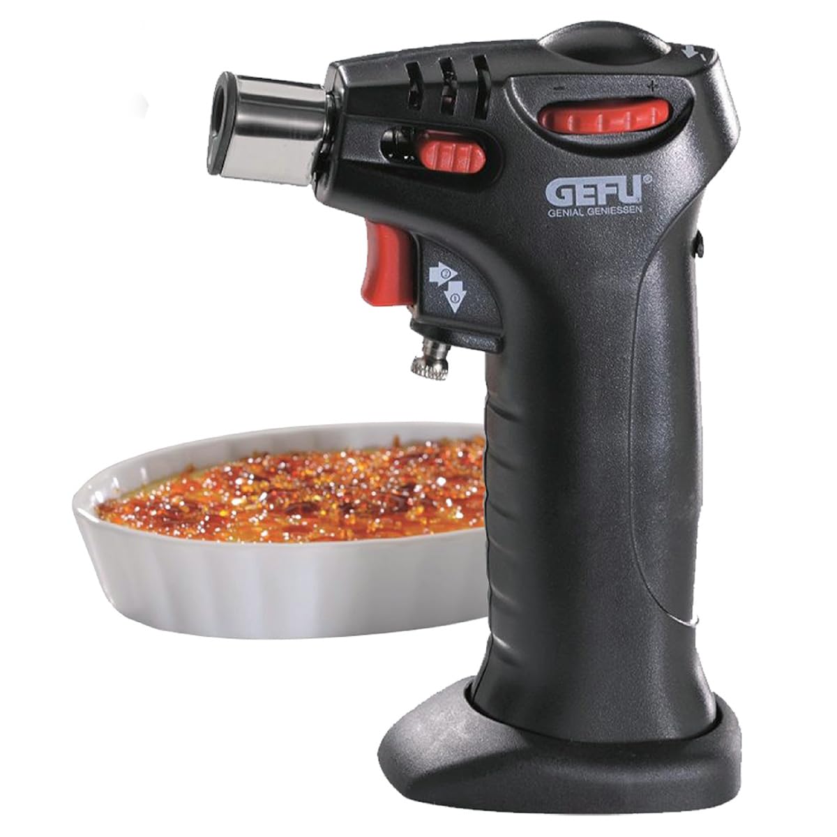 gefu-ge35360-chalumeau-de-cuisine-avec-4-ramequins-c-ramique-pour-cr-me-br-l-e image 1