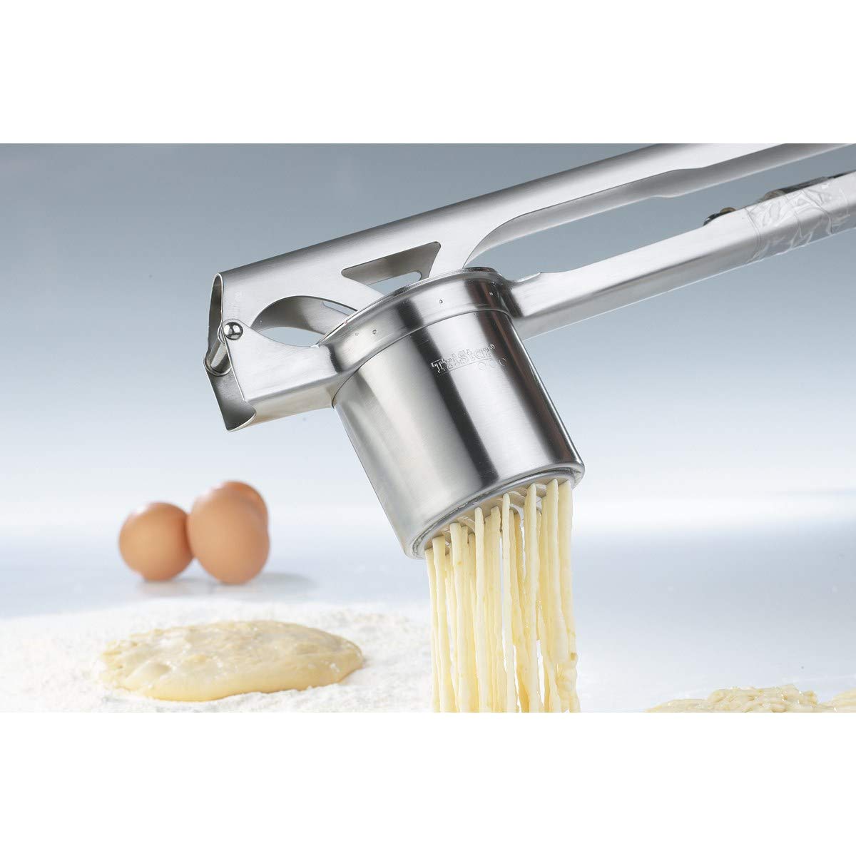 gefu-tri-star-presse-pur-e-et-presse-spaetzle-en-acier-inoxydable-avec-3-grilles image 2