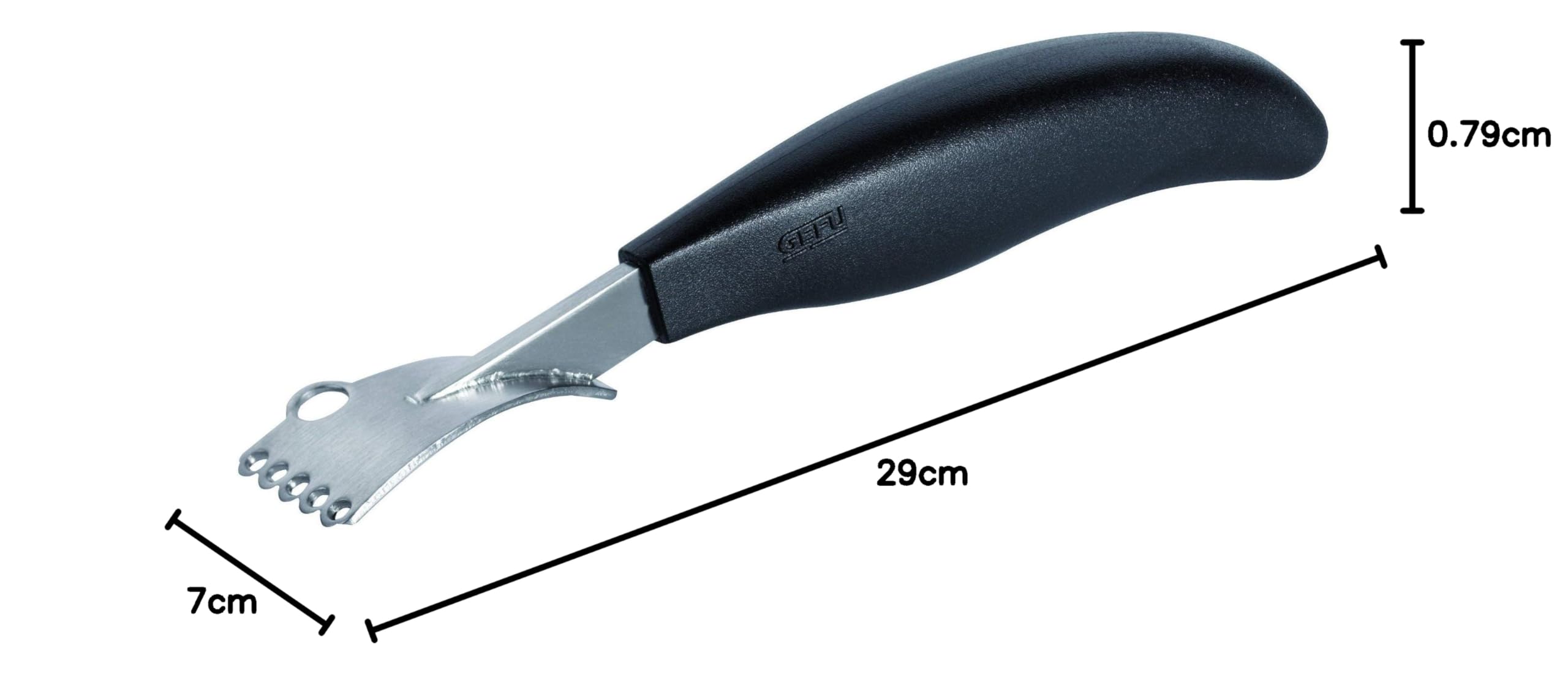 gefu-ge13710-certo-zesteur-ciseleur-acier-inoxydable-noir-22-5-cm image 3