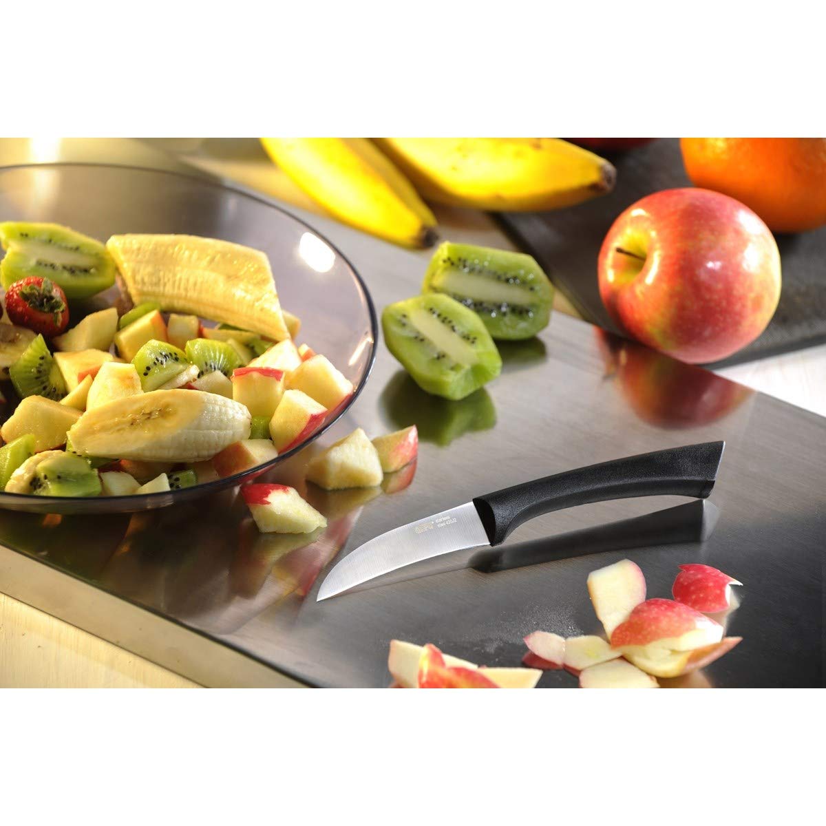 gefu-ge13800-senso-couteau-plucher-acier-inoxydable-lame-courb-e-8-cm-manche-erg image 2