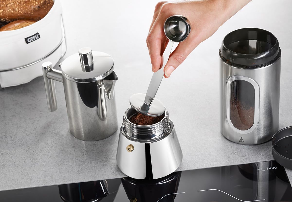 gefu-tamino-tamper-2-en-1-pour-expresso-mesure-caf-7-g-et-poussoir-en-acier-inox image 2