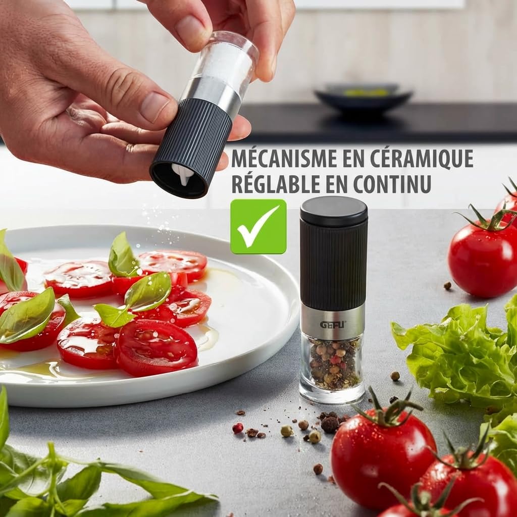 gefu-gf34621-tusome-duo-moulin-poivre-et-sel-avec-2-mini-moulins-pices-et-suppor image 4
