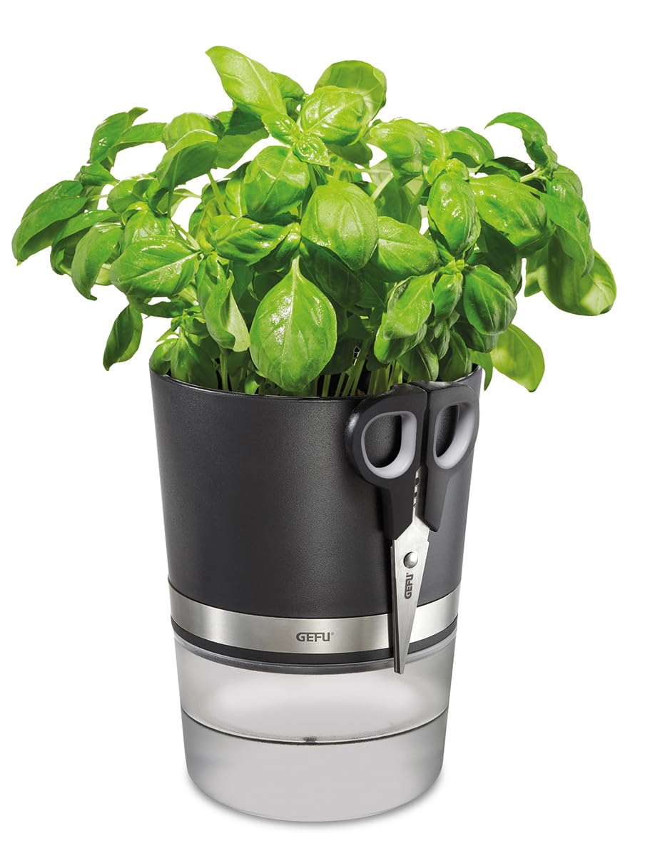 gefu-00116-botanico-pot-herbes-avec-syst-me-d-irrigation-automatique-ciseaux-her image 1